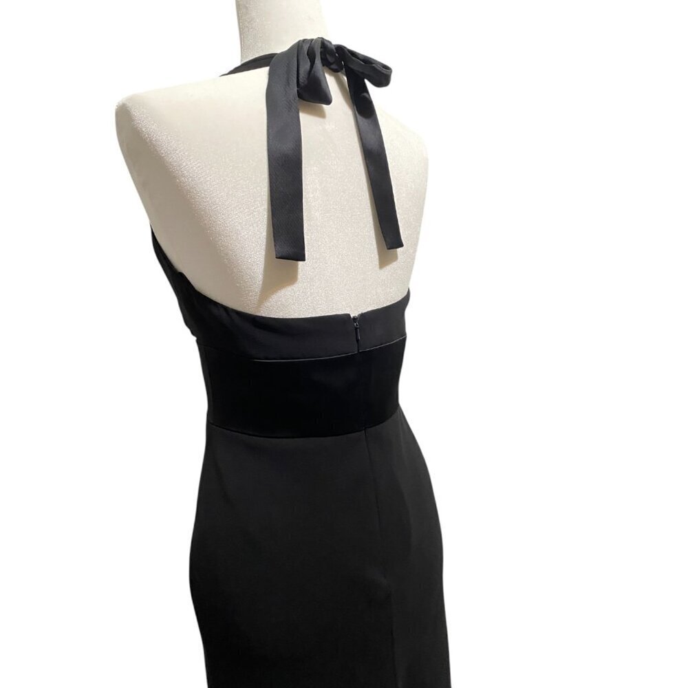Black Halter Dress Size 4 - Picture 3 of 7